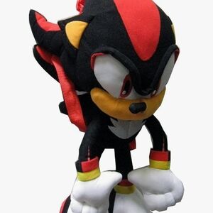 Sonic the Hedgehog Shadow Plush Action Figure - Black and Red